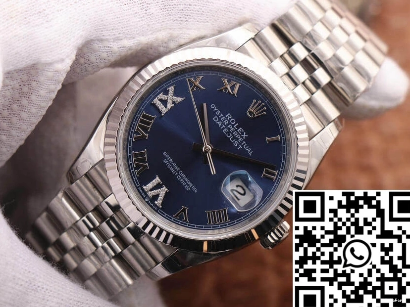 Dial 126234 Rolex Datejust Factory EW Blue 0815